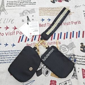 Lululemon Black Wristlet